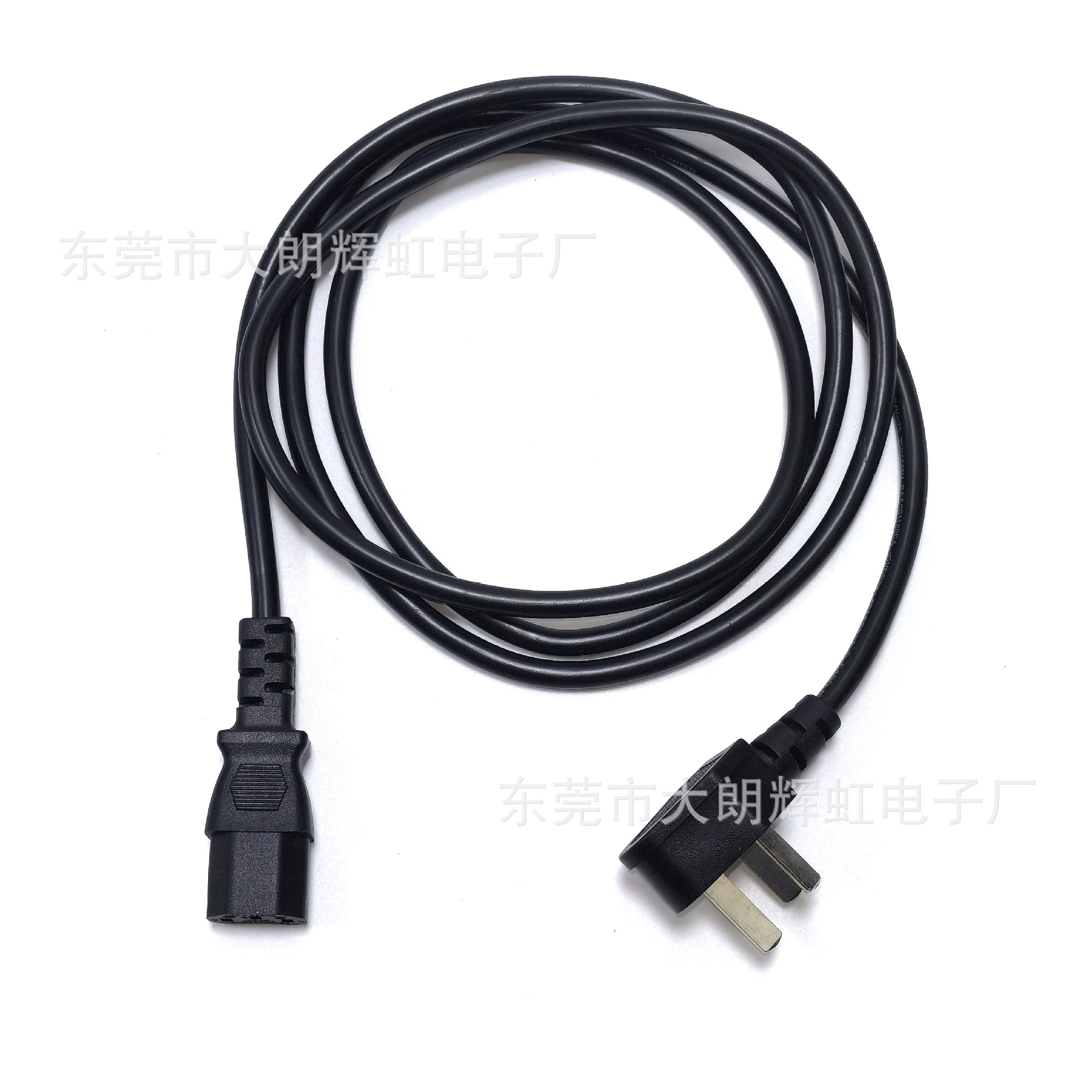 国标品字尾三芯纯铜ac电源线电脑电饭煲适配器插头线三插