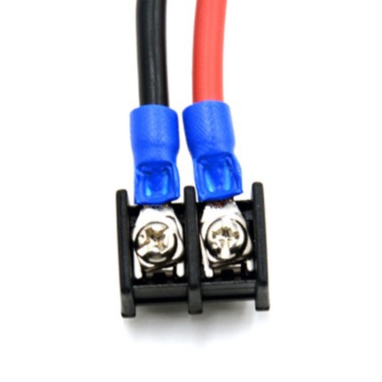 LED显示屏 5V2p电源线红黑U型冷压端子线 电子线束连接线