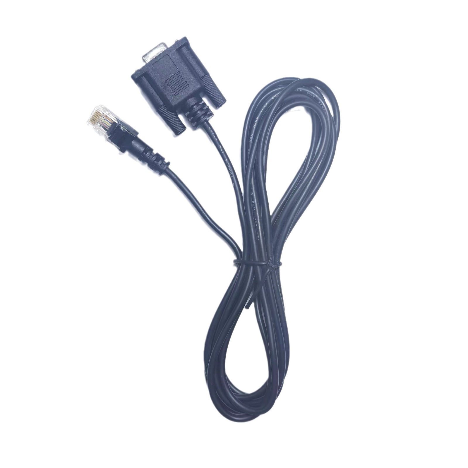 console配置线 rj45转db9 com串口连接线 232路由交换机调试线材