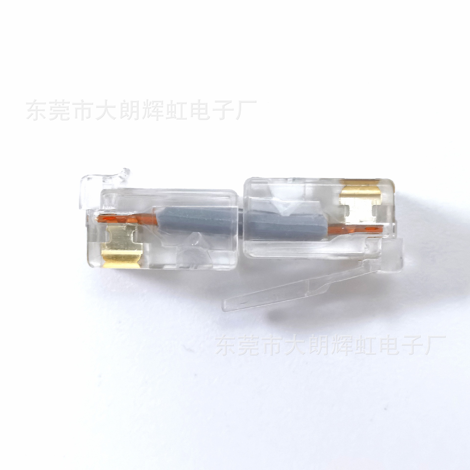 超六类扁平CAT6超短体网络线 8p8c RJ45水晶头变频器连接网线