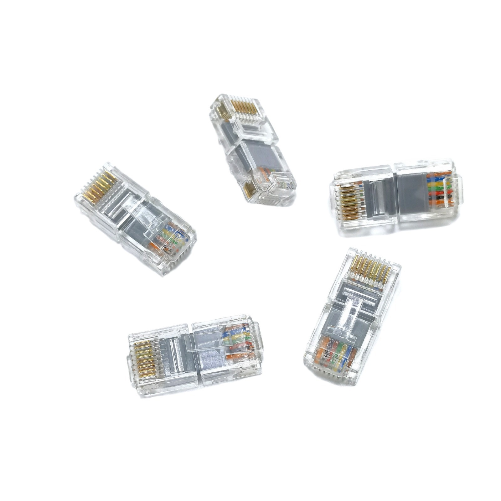 超六类扁平CAT6超短体网络线 8p8c RJ45水晶头变频器连接网线