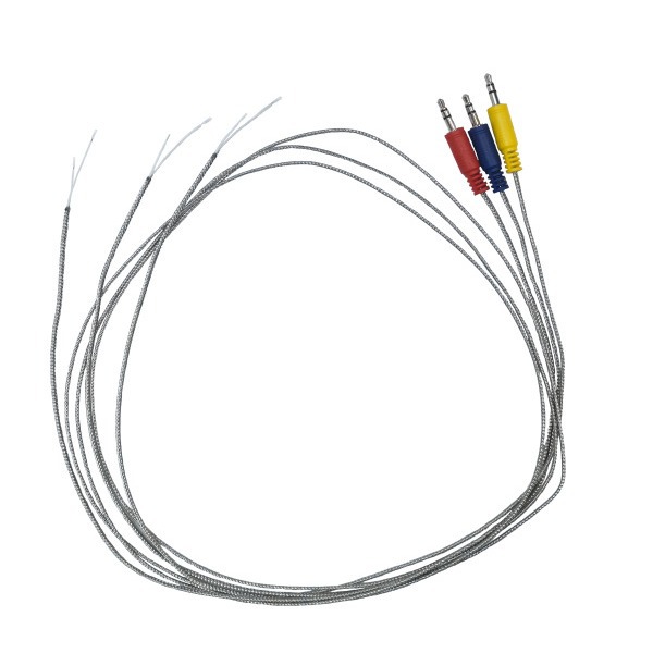 NTC温度传感器线 304不锈钢网编织 铁氟龙耐高温感温线材