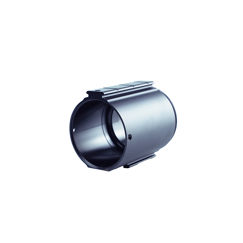 Hard anodized aluminum cylindrical shell for diving industry