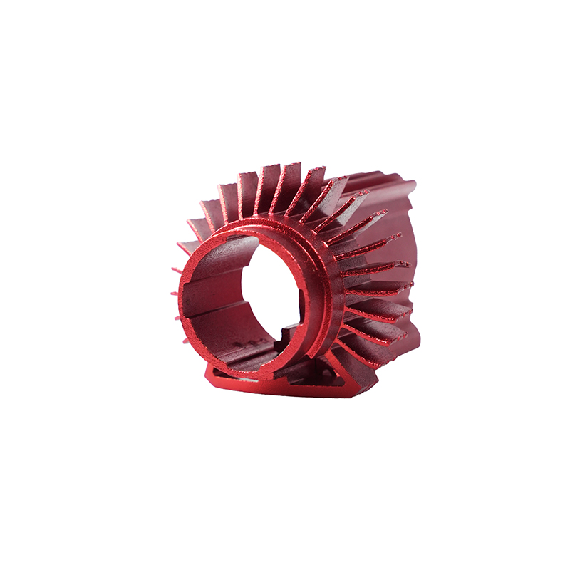 Aluminum alloy radiator for automotive lights