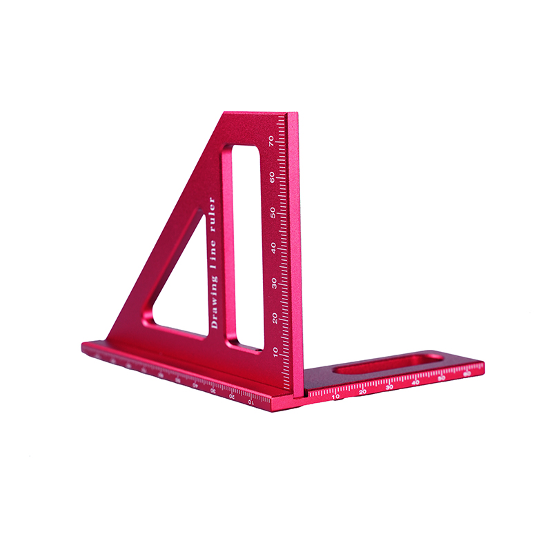 Aluminum alloy woodworking ruler