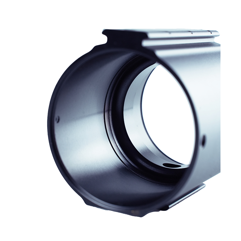 Hard anodized aluminum cylindrical shell for diving industry