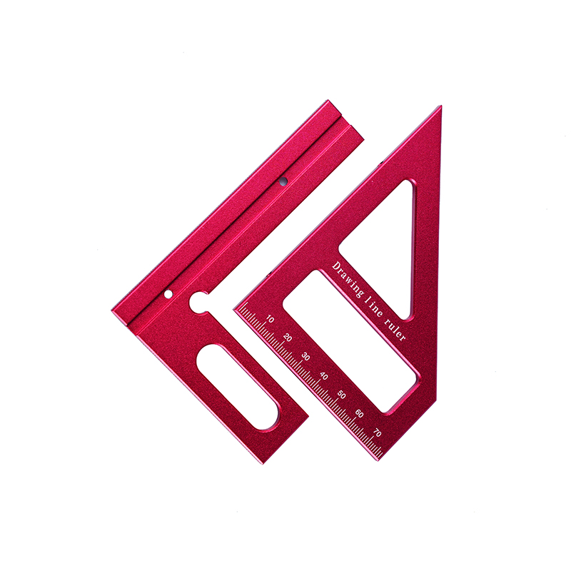 Aluminum alloy woodworking ruler