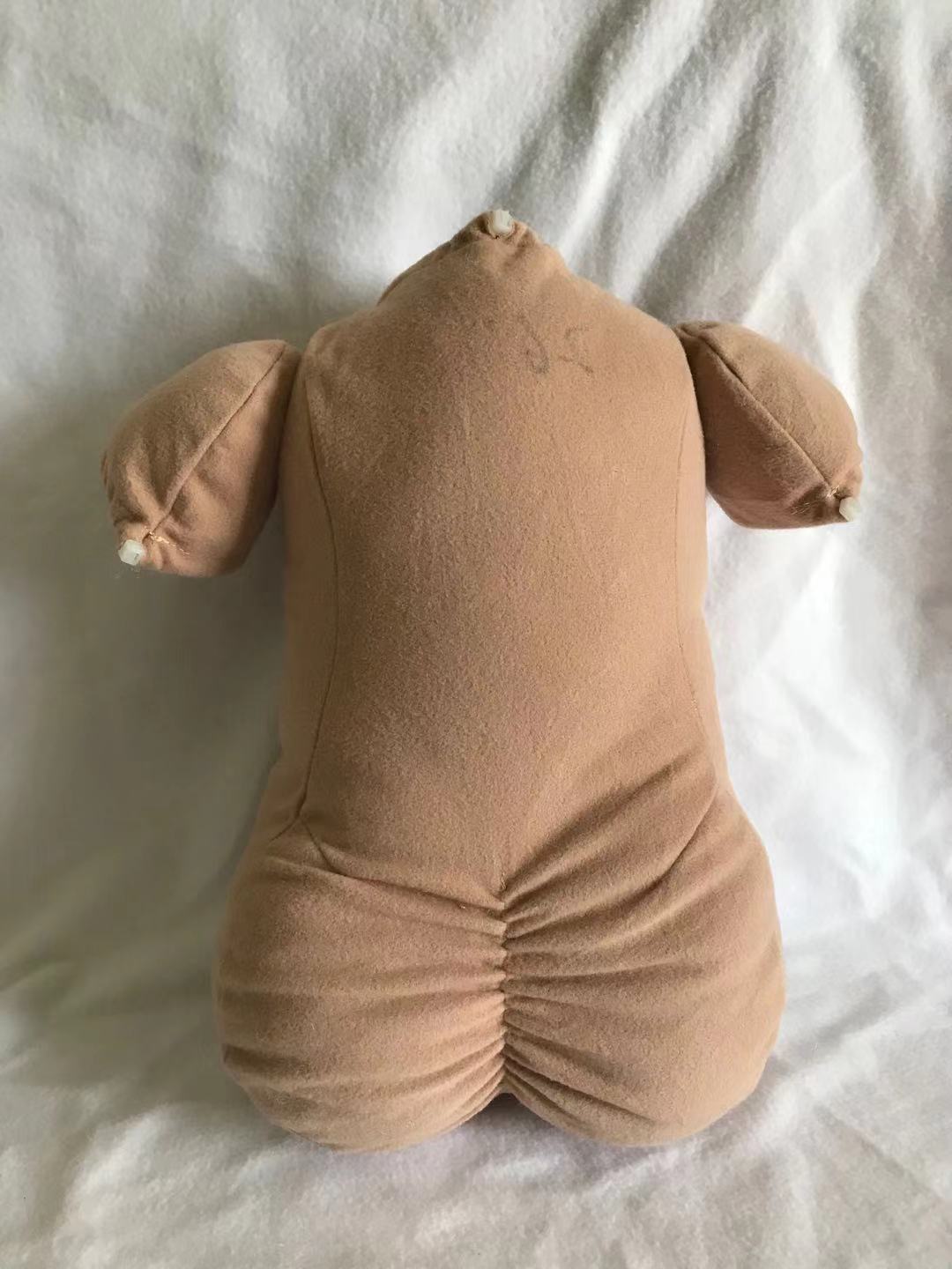 3-4 arms- full front legs-no joints-flesh