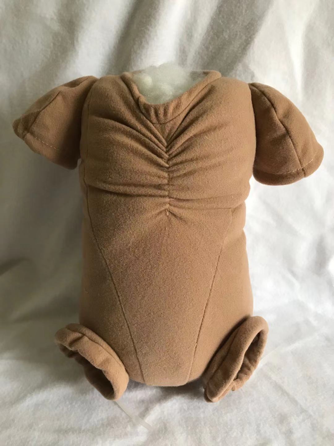 3-4 arms- full front legs- jointed-darker flesh