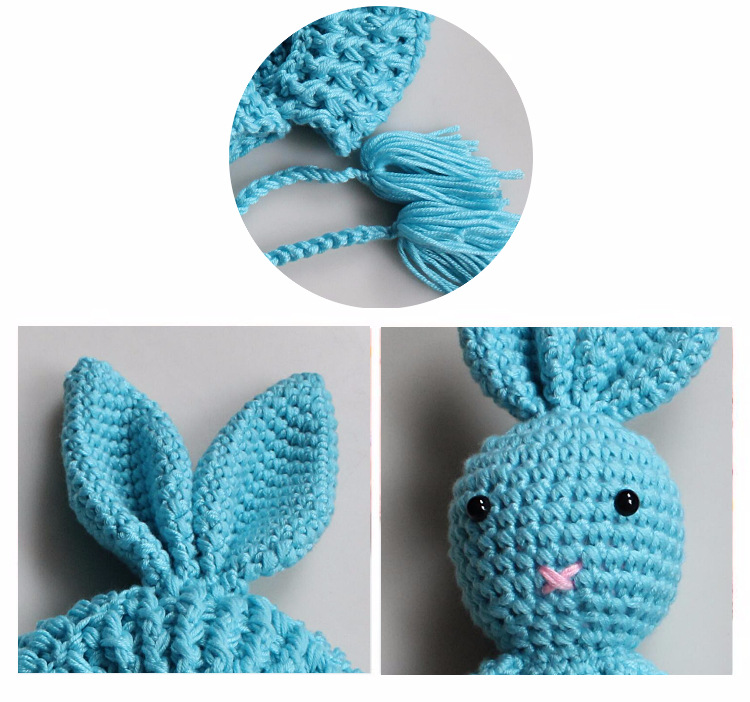 Blue Plush Rabbit