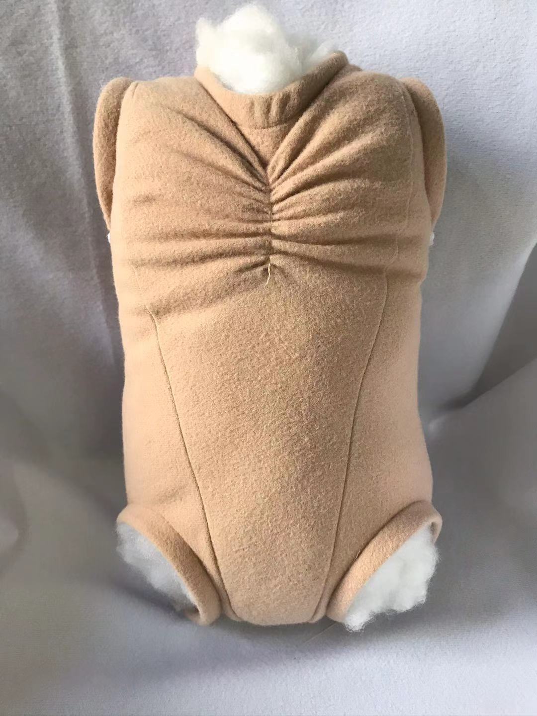 full limbs front les no joints flesh color