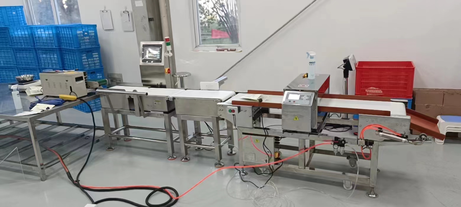 称重机与金属检测机