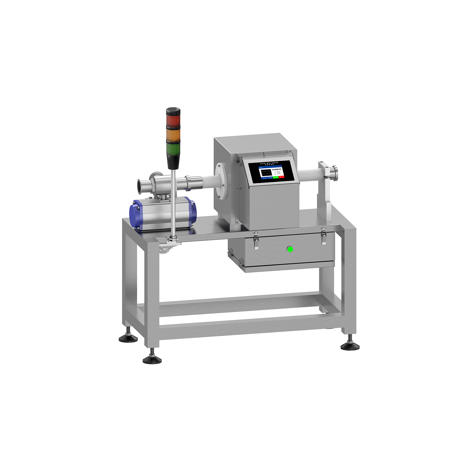 Pipeline metal detection machine