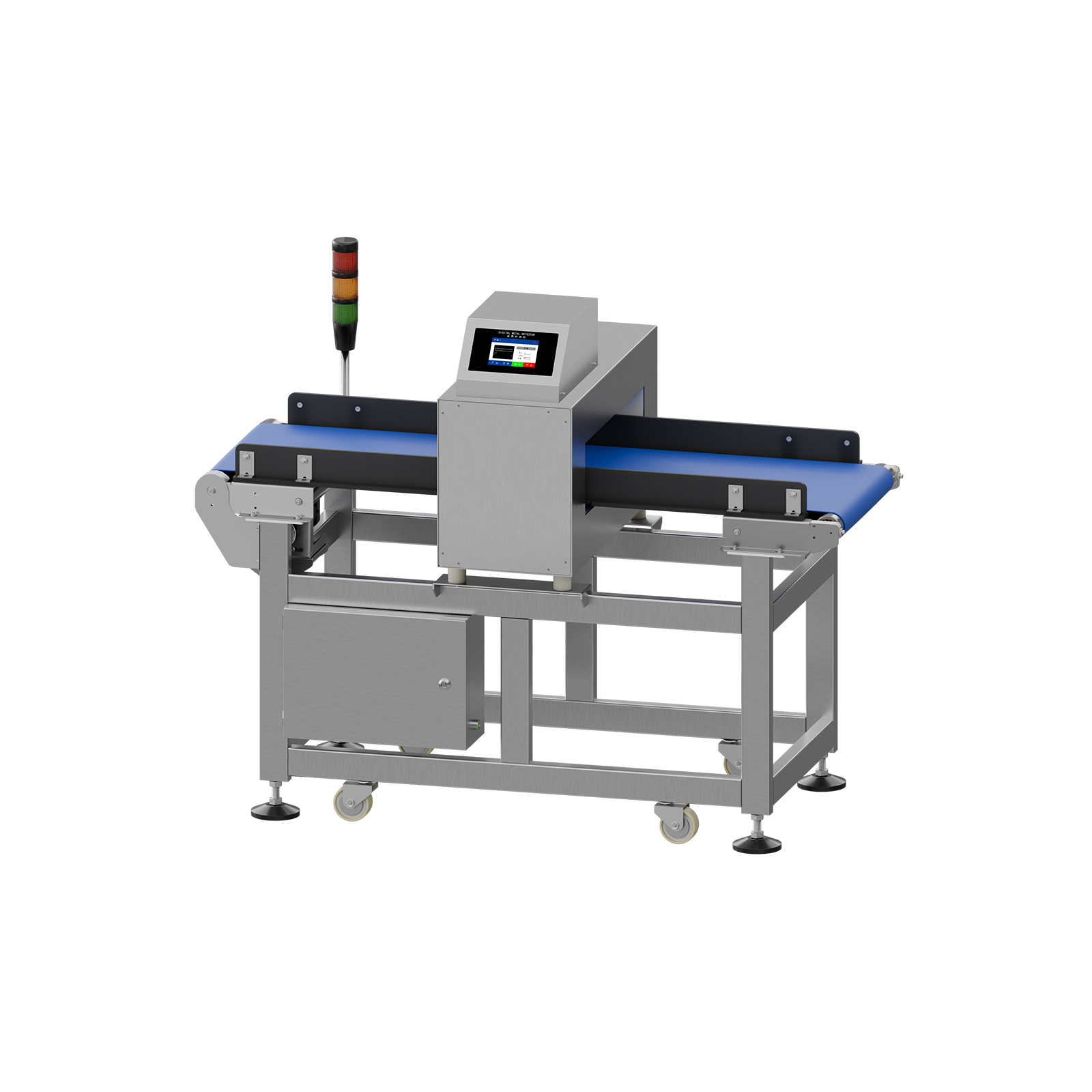 Conveyor type metal detection machine