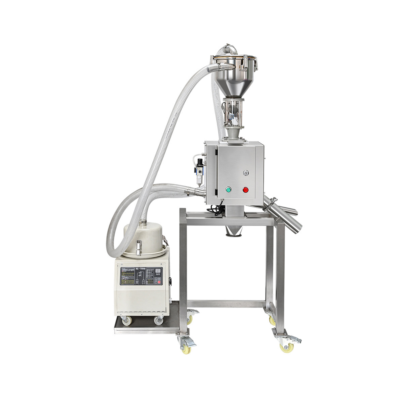 Falling metal separator