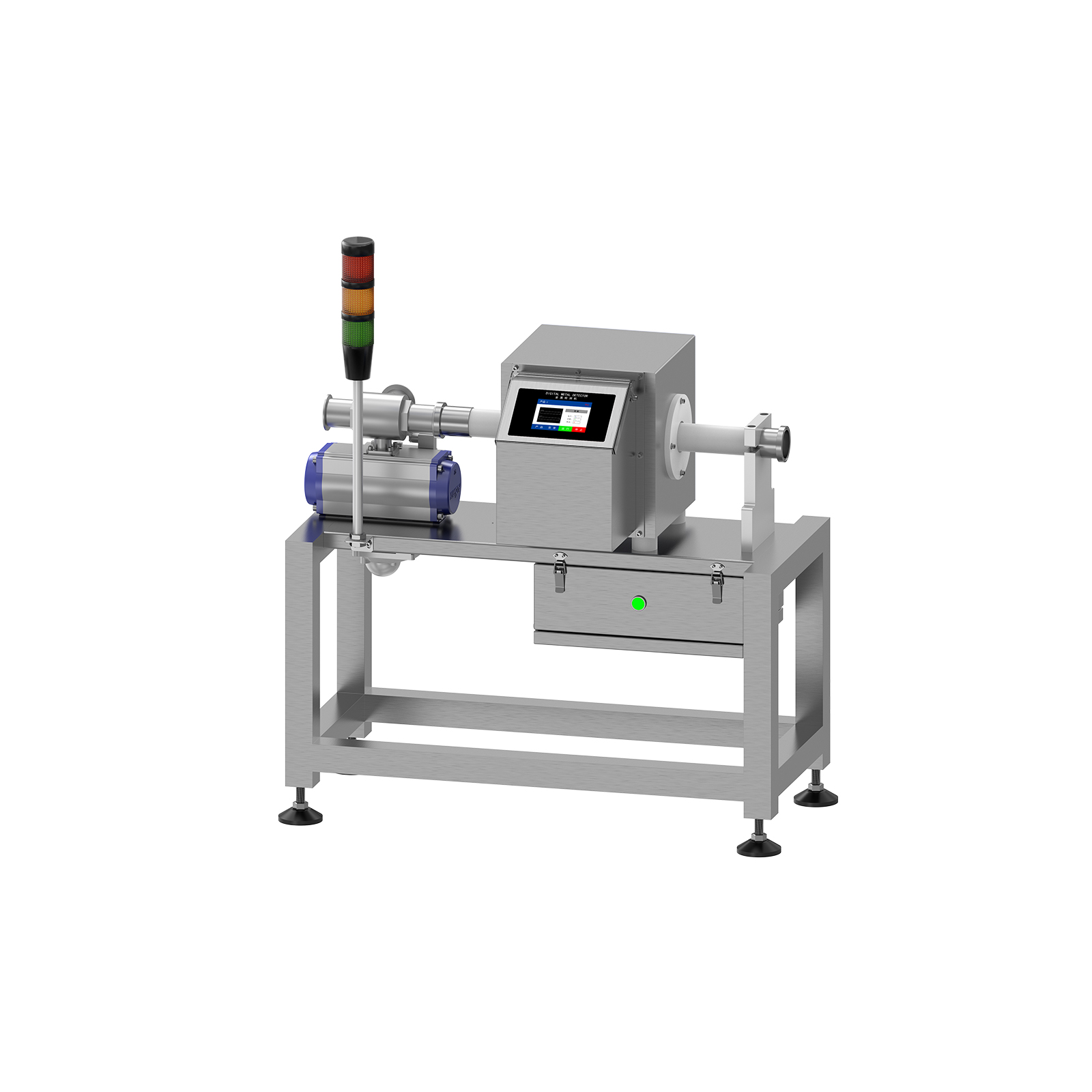 Pipeline metal detection machine