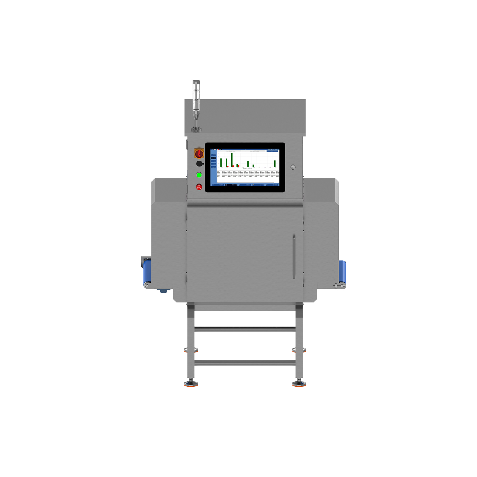 Large channel heavy-duty foreign object detection machine