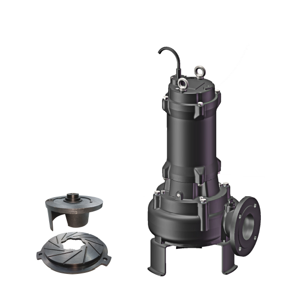 WQ-QG2.2~7.5KW四极 切割式潜水排污泵