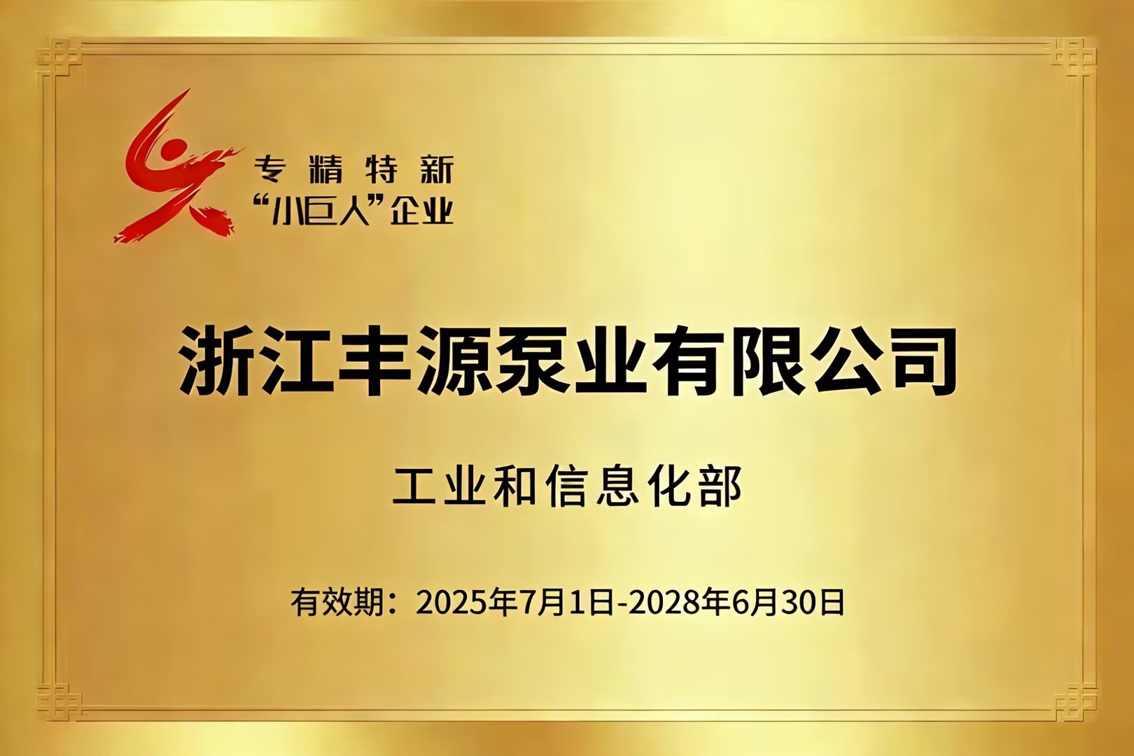 小巨人铜牌图片