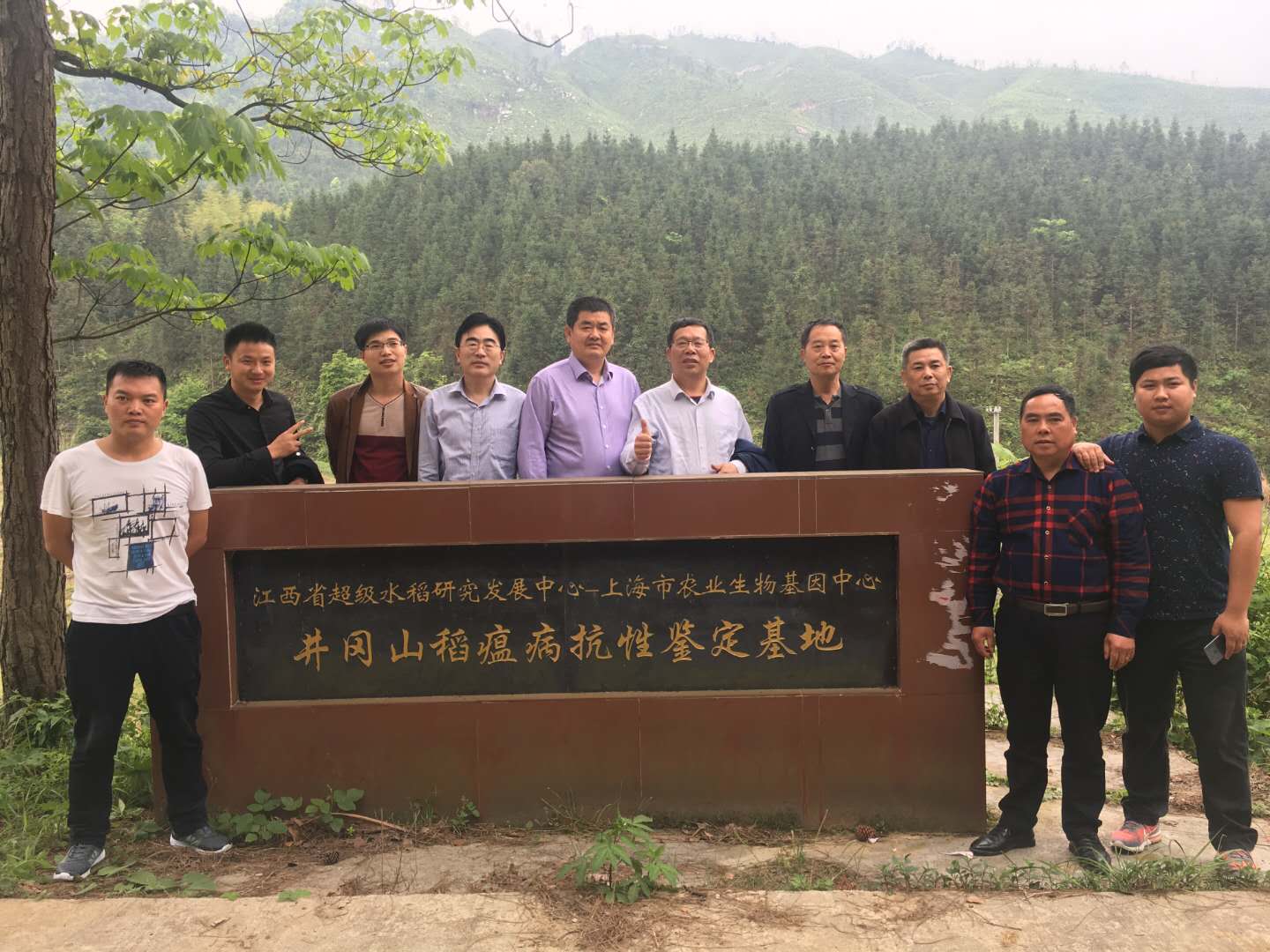 井冈山稻瘟病抗性鉴定基地