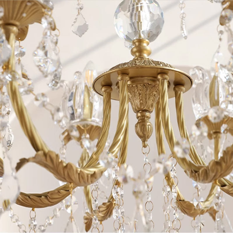 All-Copper Crystal Chandelier