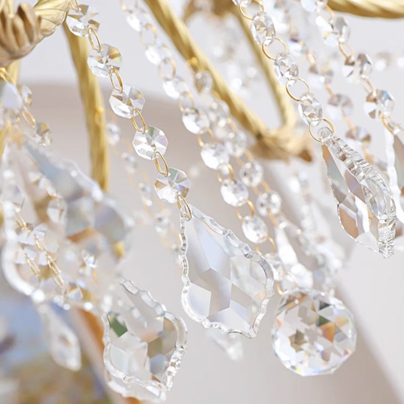 All-Copper Crystal Chandelier