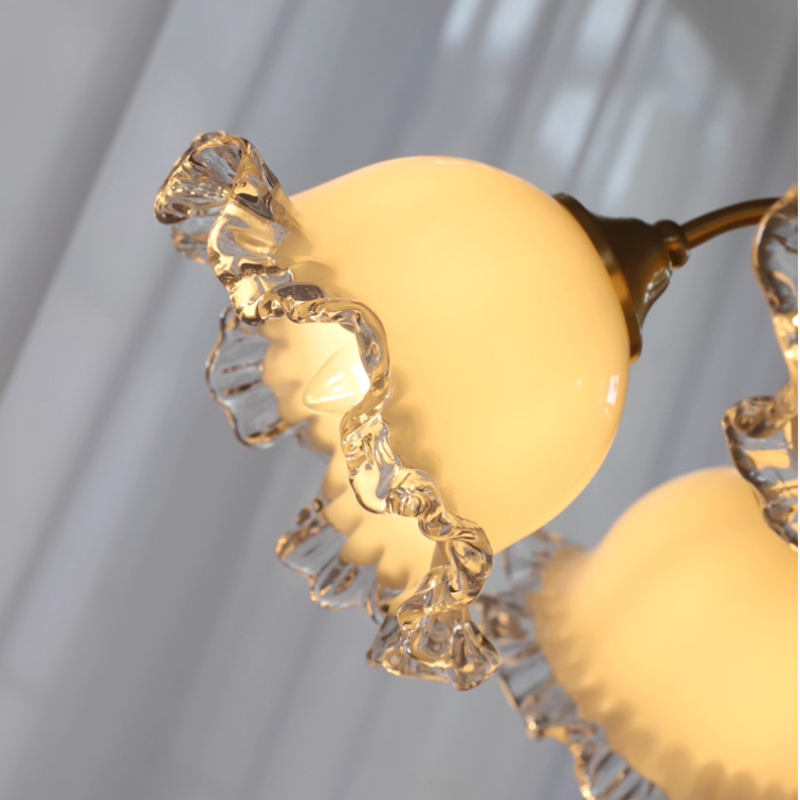 American Retro All-Copper Chandelier French-Style Lamp