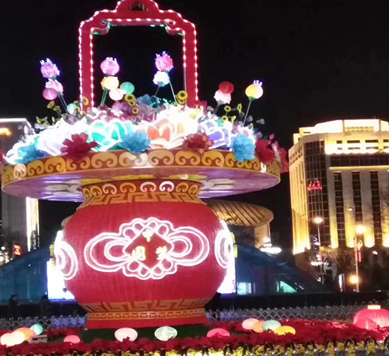 新年花灯彩灯制作开始啦——开封市英茂花木有限公司