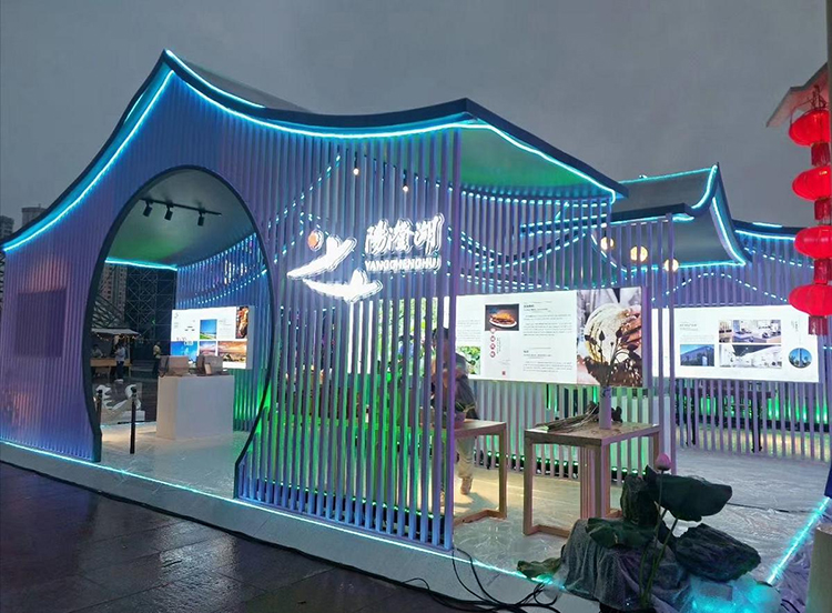 苏州阳澄湖服务区文化展示景观2