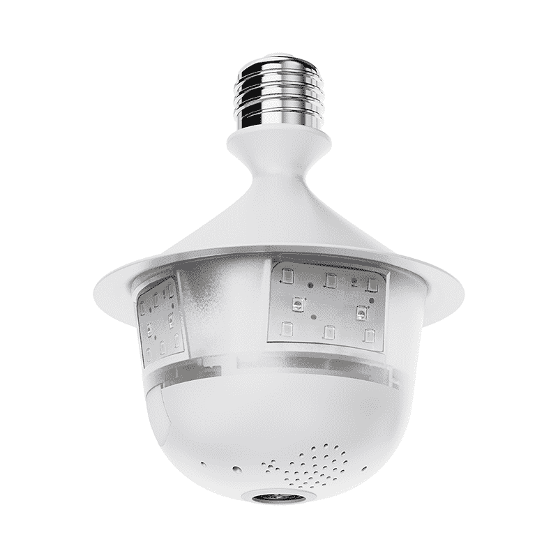 Wireless light bulb WiFi surveillance camera