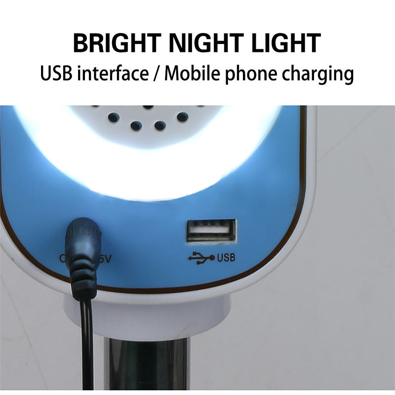 Renish Solar-Powered Floor Fan — Bluetooth Music Model with Lithium Battery (Suitable for Home & Outdoor Use)