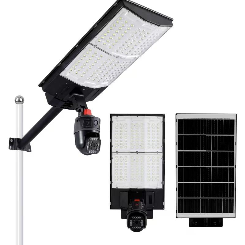 Solar street light with a triple-lens design