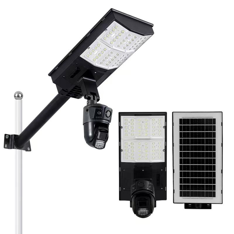 Solar street light with a triple-lens design