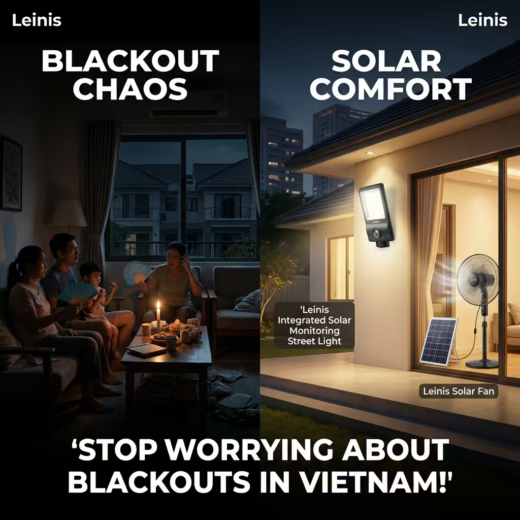 Beating the Vietnam Power Cuts: Stay Cool and Secure with Leinis Solar Solutions