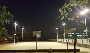 How can smart solar-powered surveillance lighting promote safety and security for teenagers in schools?