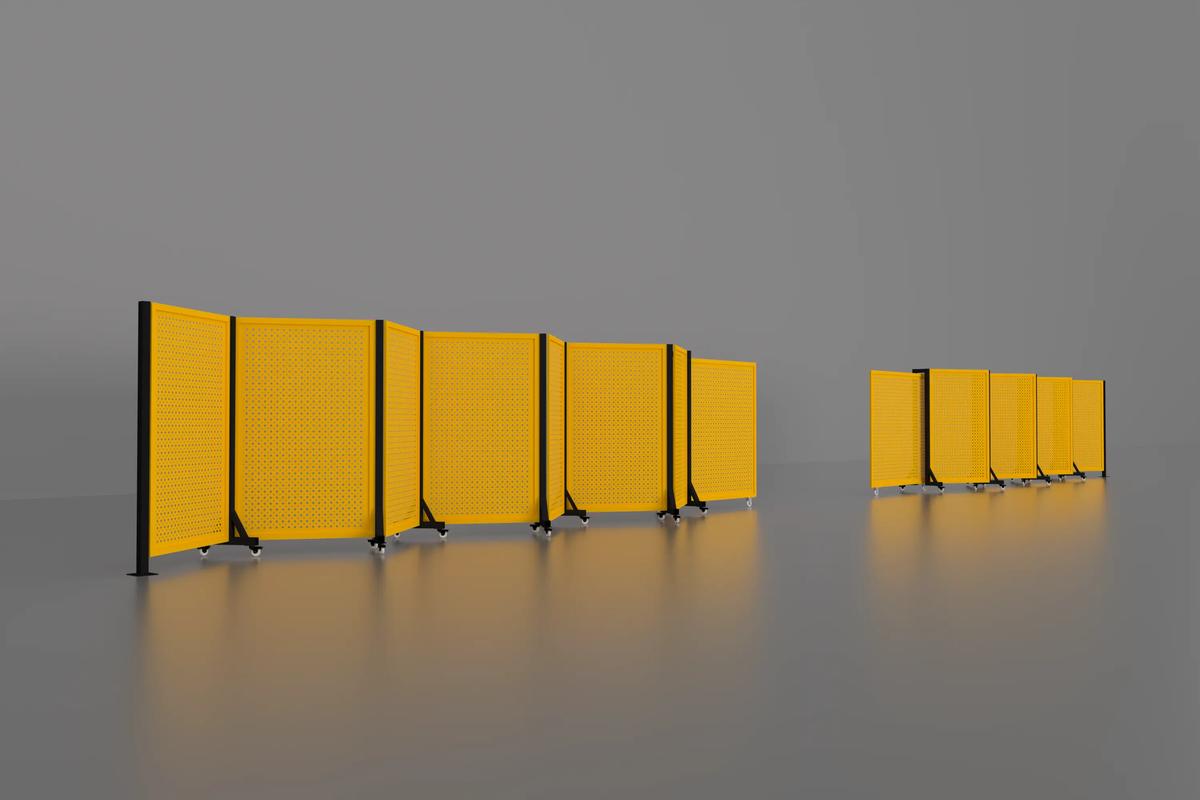 冲孔板车间隔离