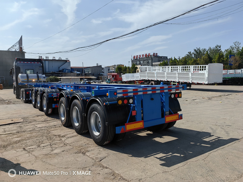 Skeleton Container Semi-Trailer