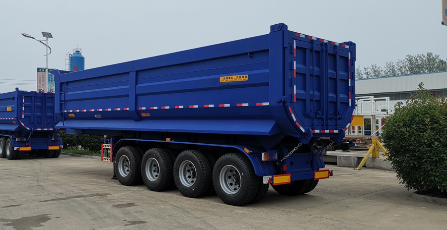 Dump semi-trailer
