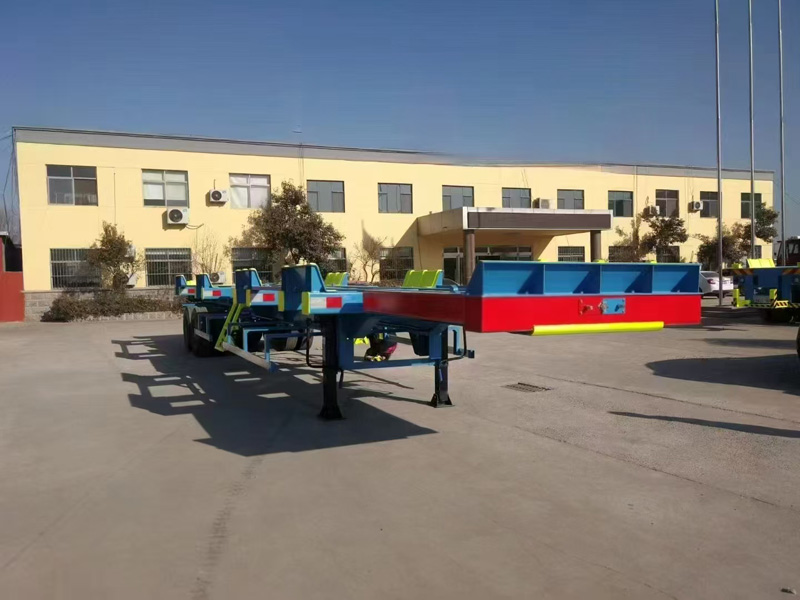 Harbour terminal skeleton semi-trailer