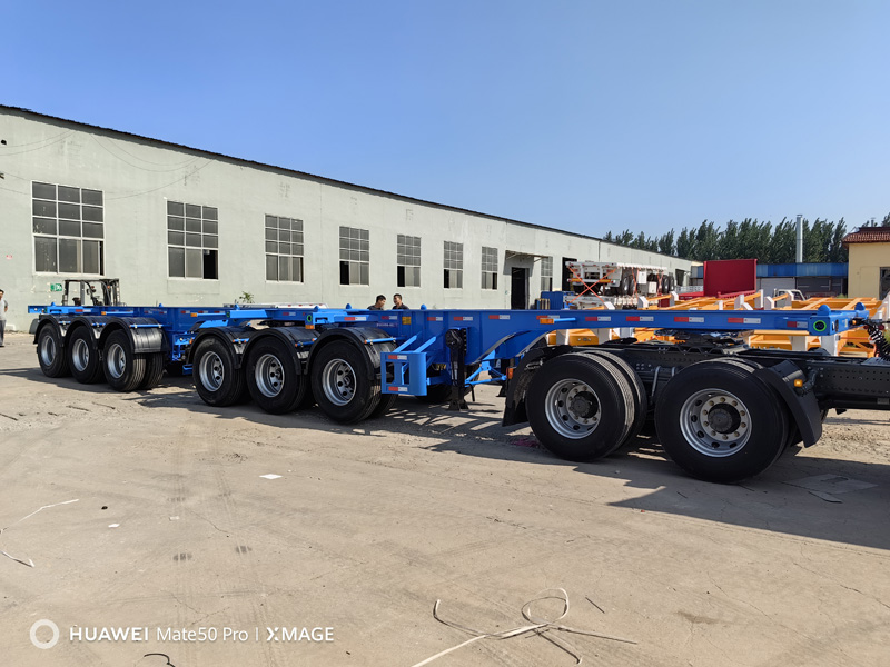 Skeleton Container Semi-Trailer