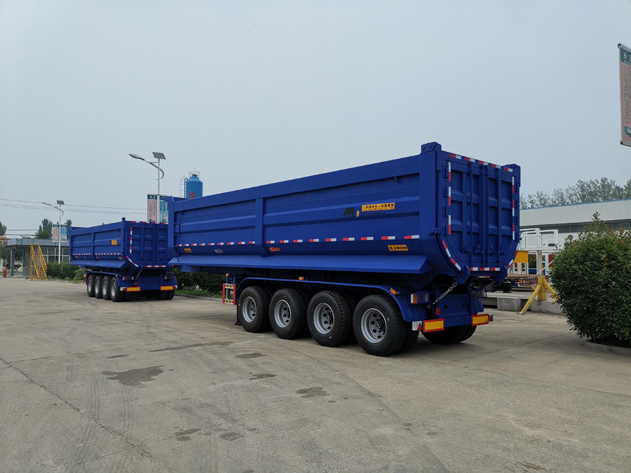 Dump semi-trailer