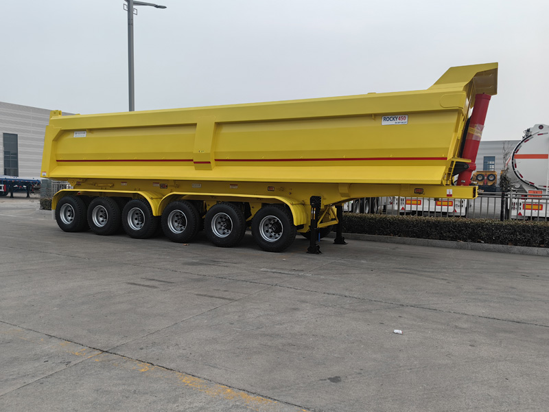Dump semi-trailer