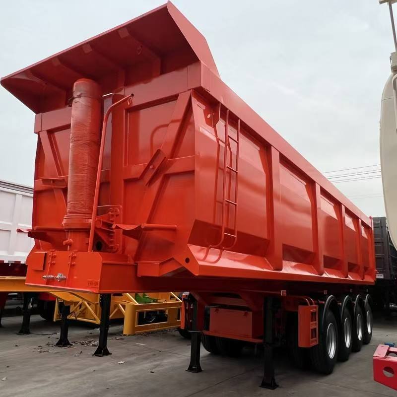 Dump semi-trailer