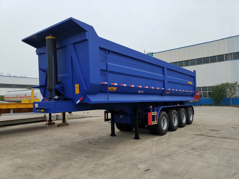 Dump semi-trailer