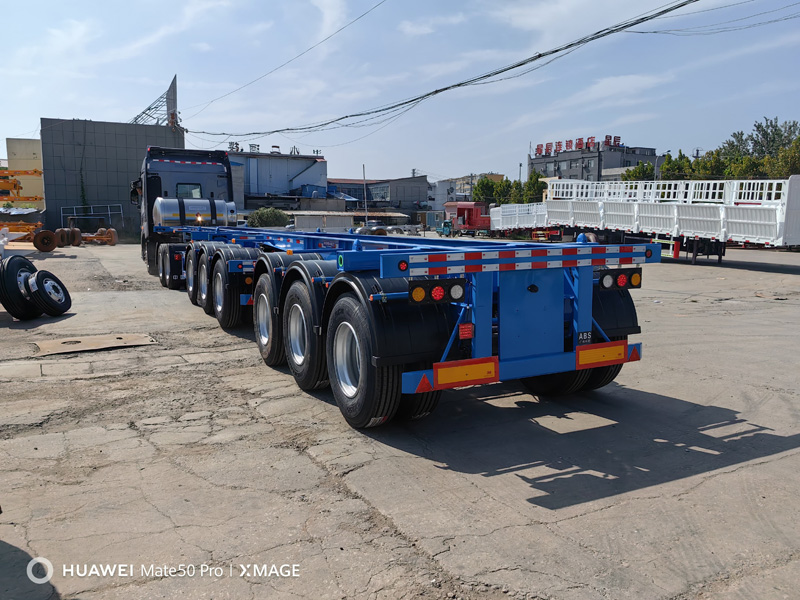 Skeleton Container Semi-Trailer