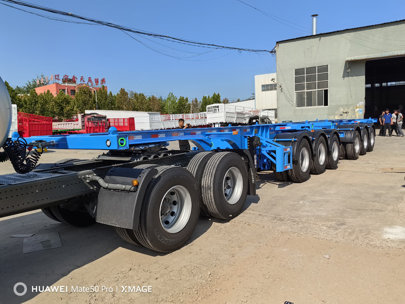 Skeleton Container Semi-Trailer