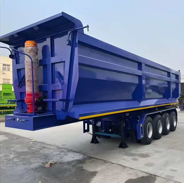 Dump semi-trailer