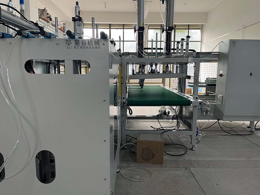 Pillow core automatic compression sealing machine