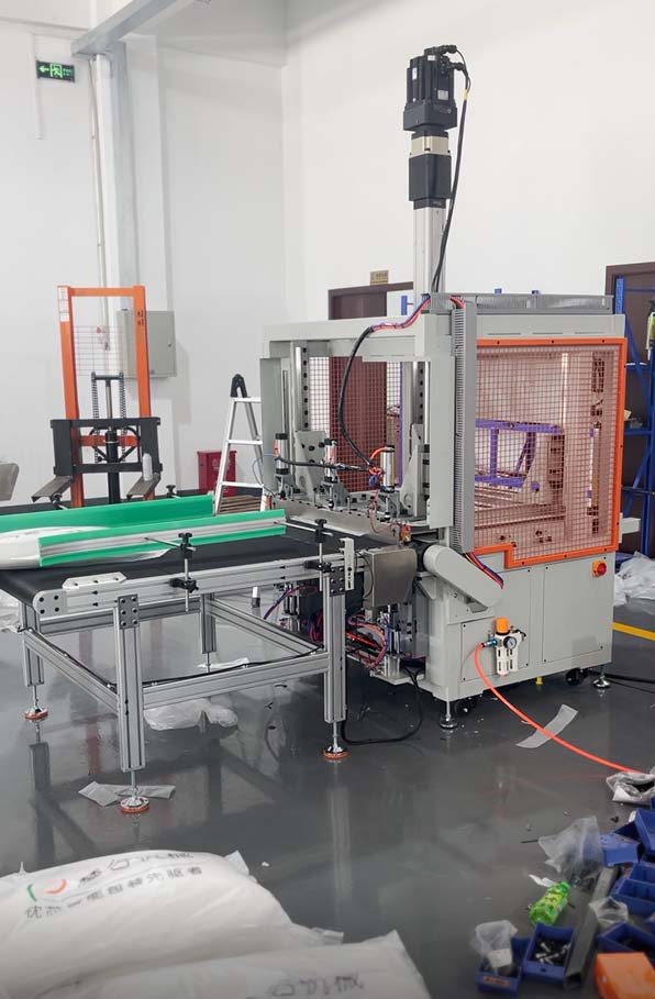 Pillow core semi-automatic compression sealing machine