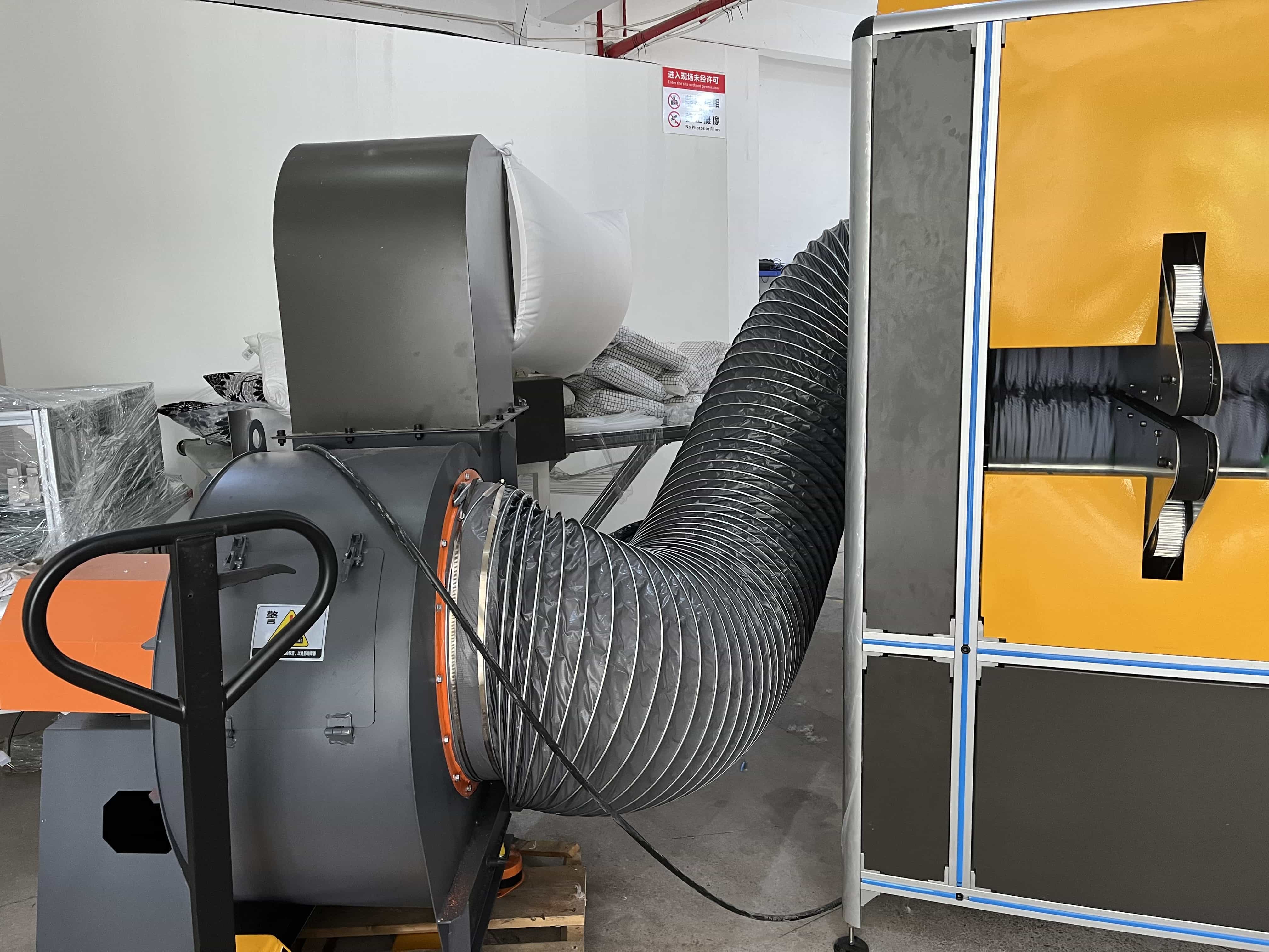 枕芯除浮毛设备